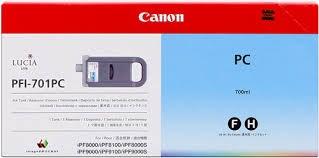 Cartuccia originale Canon PFI-701PC Ciano Light