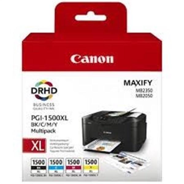 4 Cartucce originali Canon PGI 1500XL