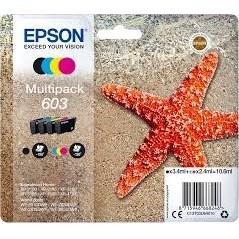 C13T03U64010 – Multipack originale Epson 603 Nero + Colori