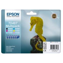 Confezione da 6 Cartucce originali Epson T0487