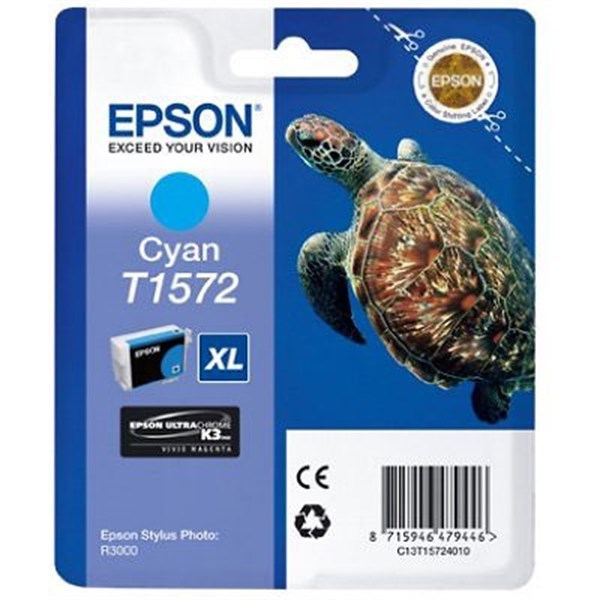 Cartuccia originale Epson T1572 Ciano