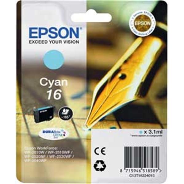 Cartuccia originale Epson T1622 Ciano