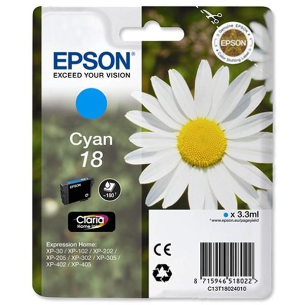 Cartuccia originale Epson T1802 Ciano