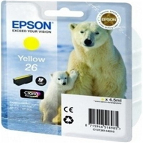 Cartuccia originale Epson T2614 Giallo