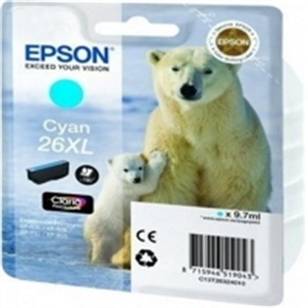 Cartuccia originale Epson 26 XL Ciano