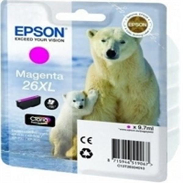 Cartuccia originale Epson 26 XL Magenta