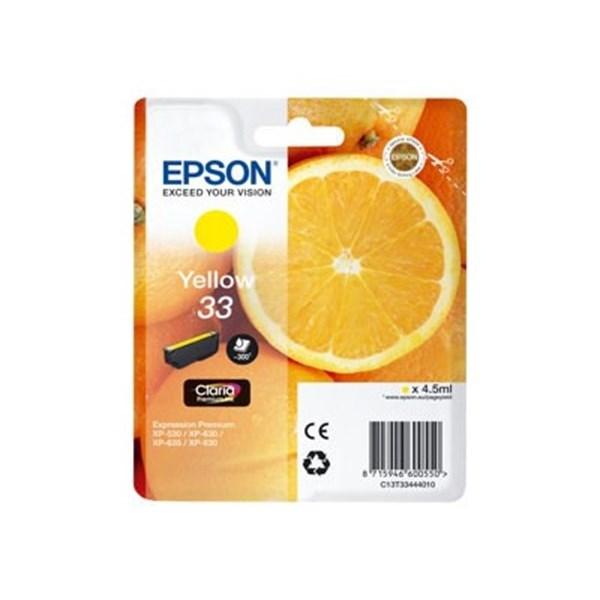 Cartuccia originale Epson T3344 33 Giallo