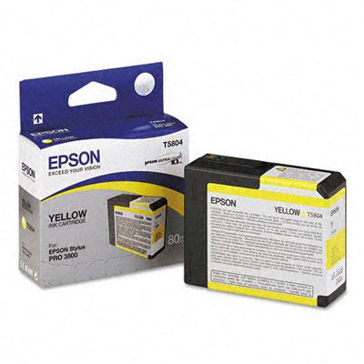 Cartuccia originale Epson T5804 Giallo
