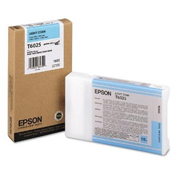 Cartuccia originale Epson T6025 Ciano Light