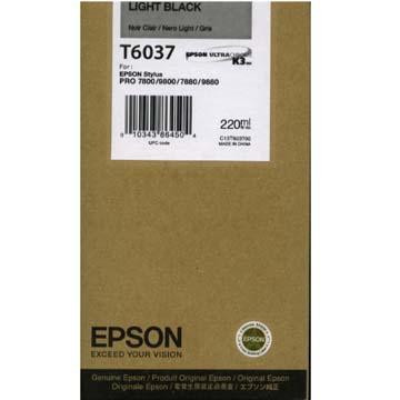 Cartuccia originale Epson T6037 Nero Light