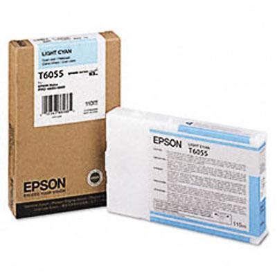 Cartuccia originale Epson T6055 Ciano Light