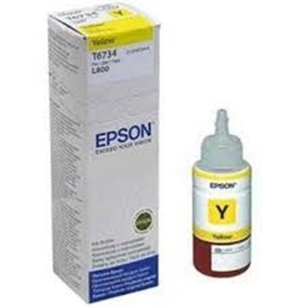 Inchiostro Giallo per la ricarica di Epson Ecotank L800