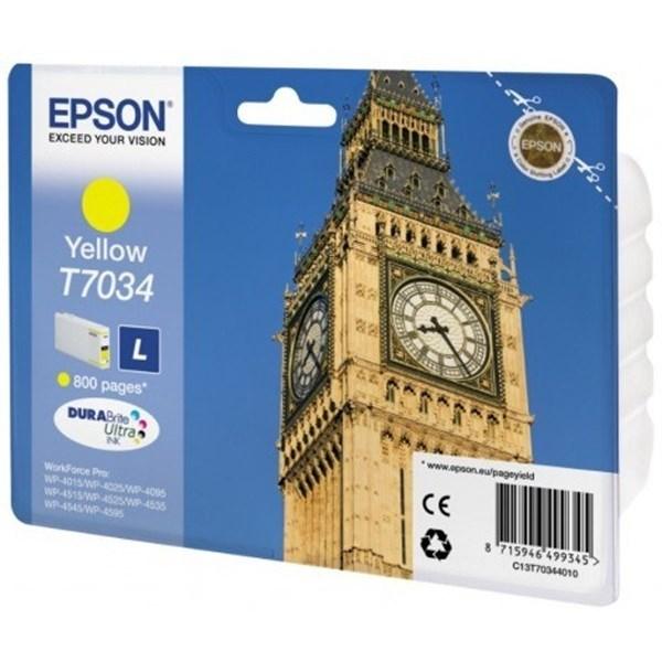 Cartuccia originale Epson T7034 L Giallo