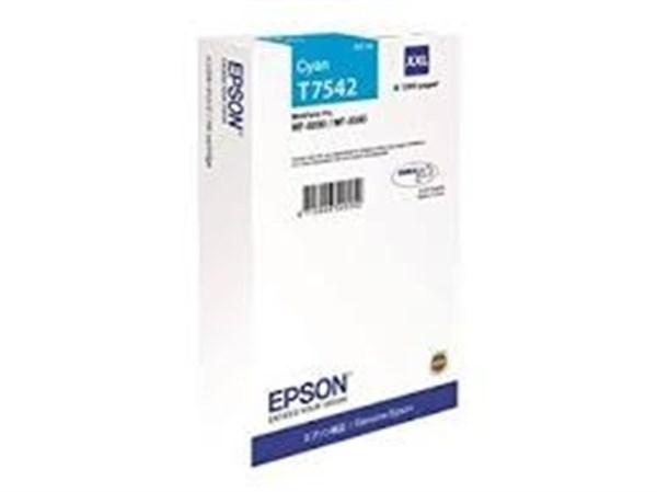 Cartuccia originale Epson T7542 Ciano