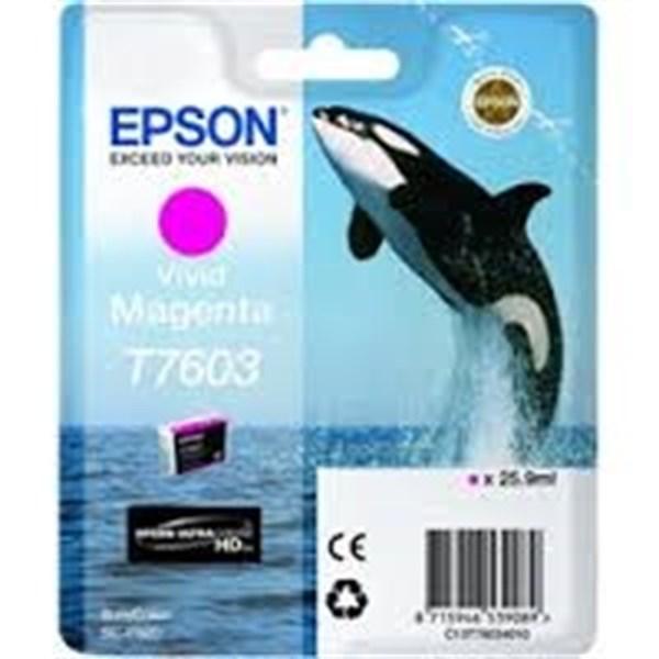 Cartuccia originale Epson T7603 Vivid Magenta