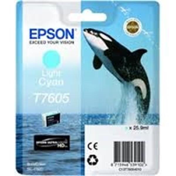 Cartuccia originale Epson T7605 Ciano Light