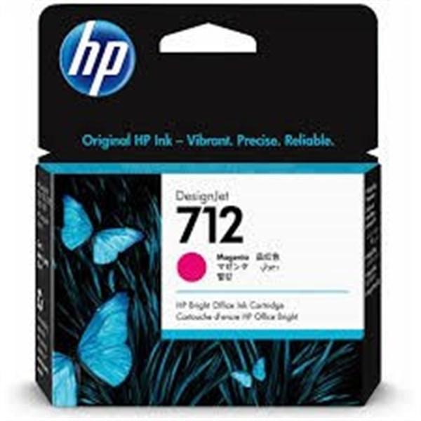 HP Cartuccia Inchiostro 712 colore magenta 29 ml.