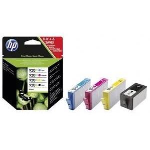 4 Cartucce originali HP 920XL