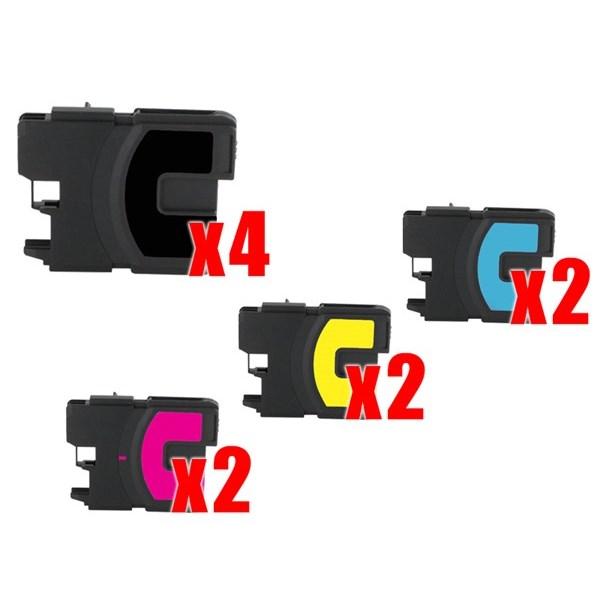 10 Cartucce compatibili Brother serie LC985