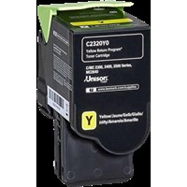 C2320Y0 – Toner Originale Return Program giallo pe