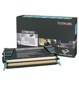 C736H1KG – Toner originale Nero per Lexmark C