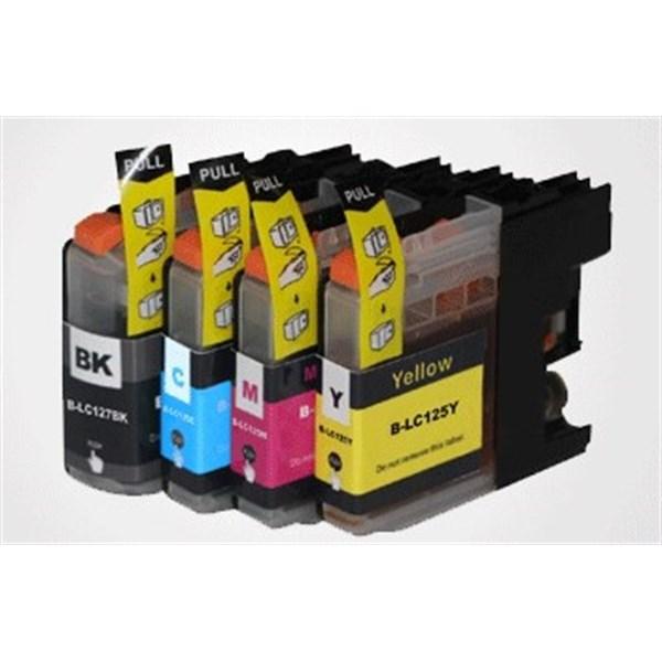 4 Cartucce compatibili Brother serie LC12