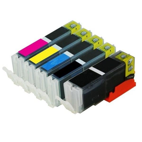 5 Cartucce compatibili Canon PGI570BK e CLI571XL