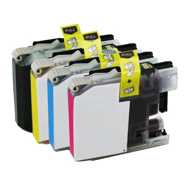 4 Cartucce compatibili Brother serie LC123