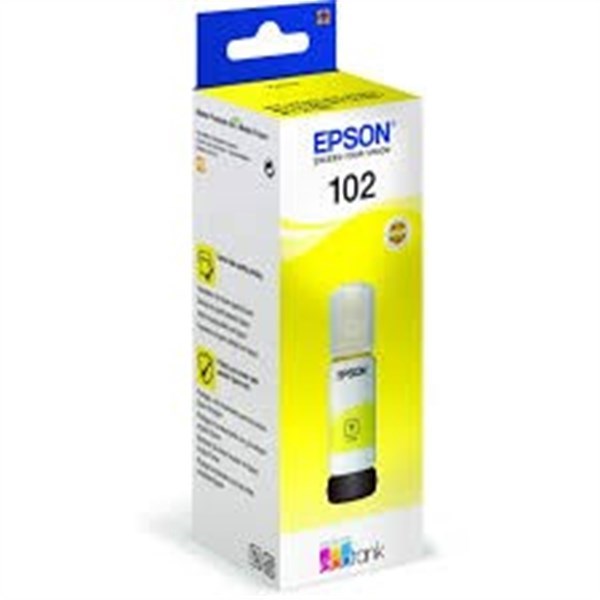 Inchiostro colore Giallo per cartucce Epson 102 da 70ml