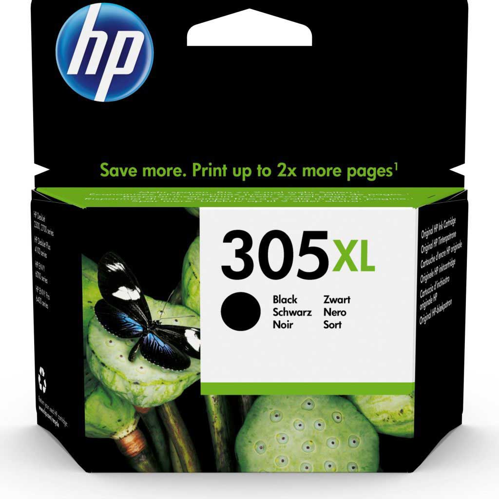 HP 3YM62AE Cartuccia Inchiostro 305XL Nero