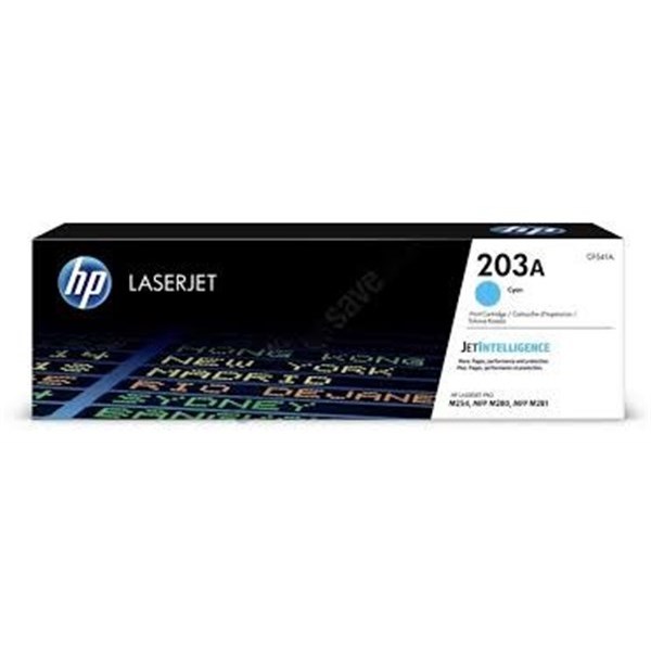 Toner originale HP 203A per stampanti HP Laserjet - Ciano