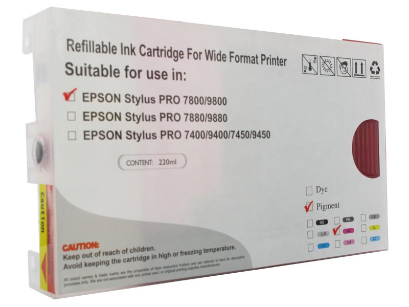 Cartuccia compatibile Epson T603C Magenta Light