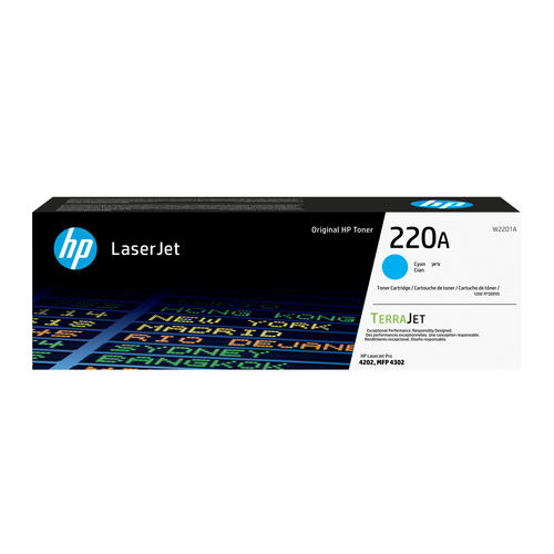 HP 220A Toner ciano Originale