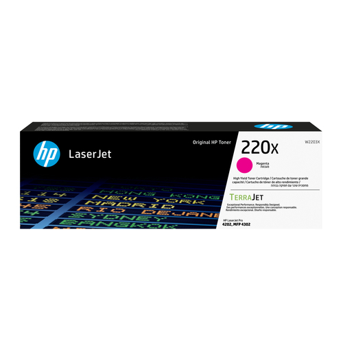 HP 220X Toner magenta Originale