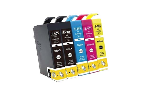 5 Cartucce Epson 603XL C13T03A64020 Nero + Colore Compatibili