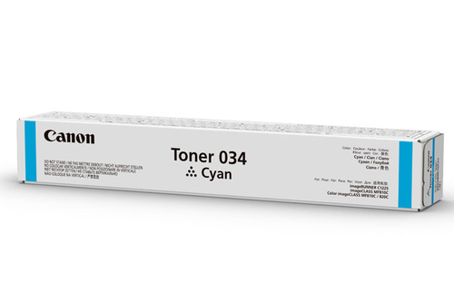 Canon 034 Toner ciano Originale