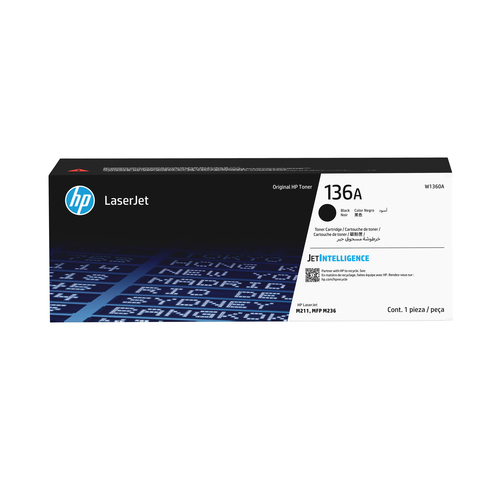 HP 136A W1360A Toner nero Originale