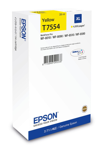 C13T75544N T7554  Epson giallo Originale