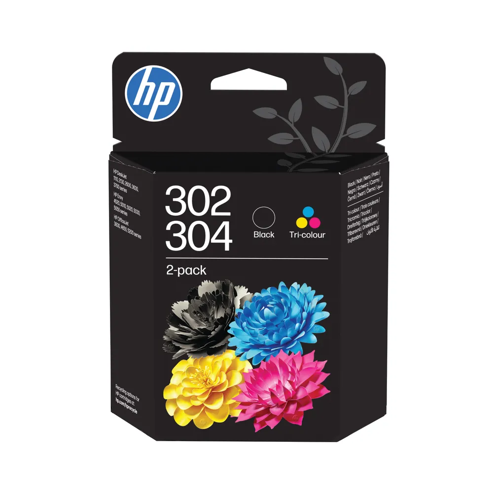 Cartuccia HP 302/304 nero + colore Originale B82L1AE